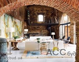 Кирпичная стена как дизайнерское решение